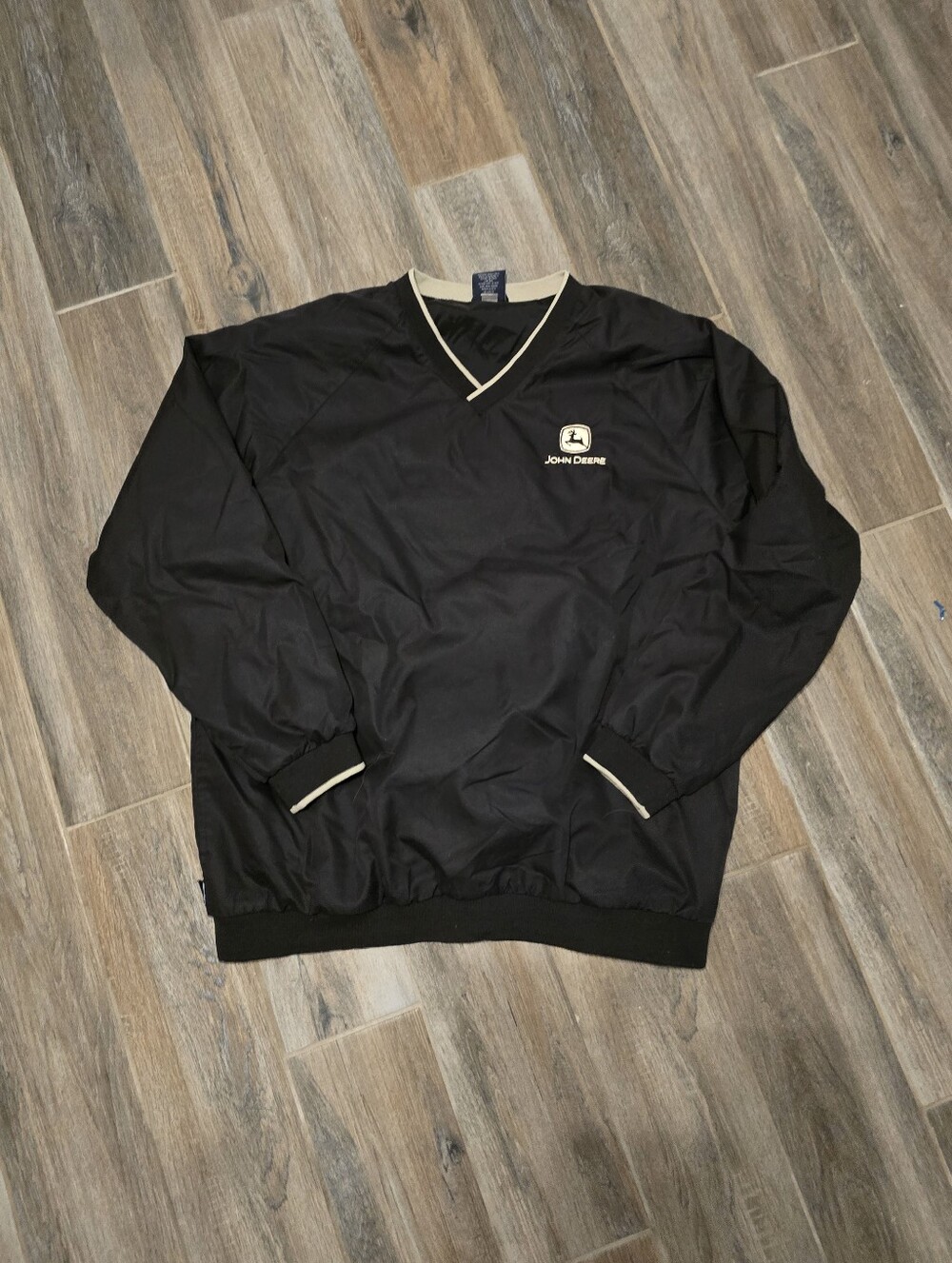 Vintage Y2K John Deere Tractors Promo Windbreaker Pullover